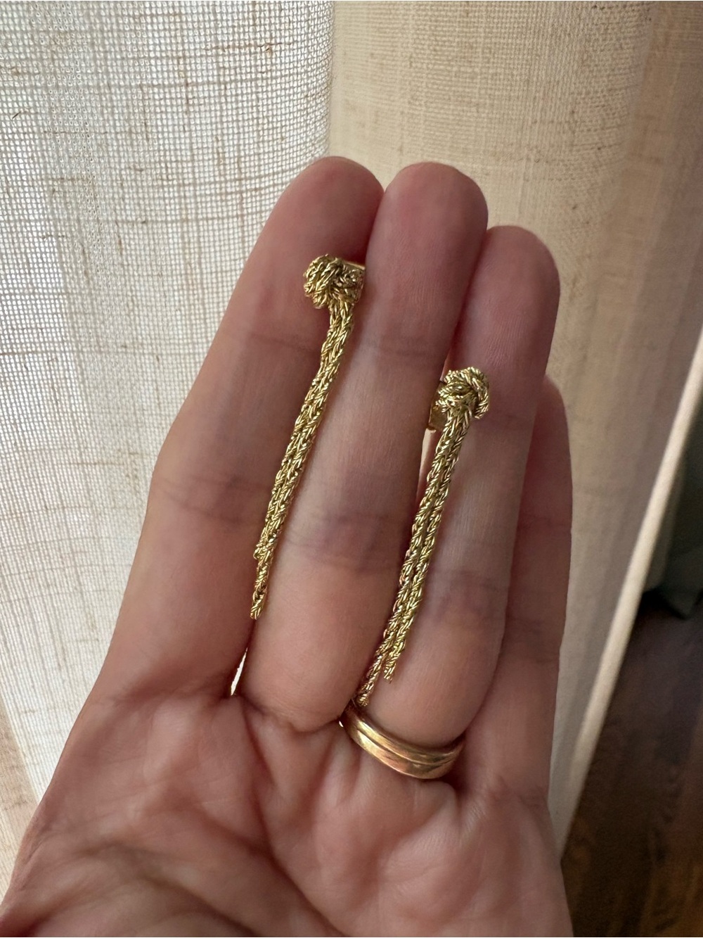 Gorjana Marin Rope Drop Earrings - Picture 4 of 6